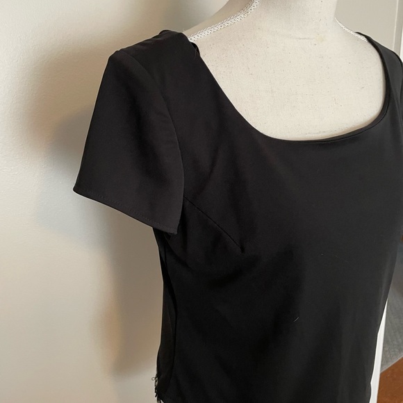 Leslie Fay Evenings Vintage Beaded Fringe Top - Picture 2 of 5